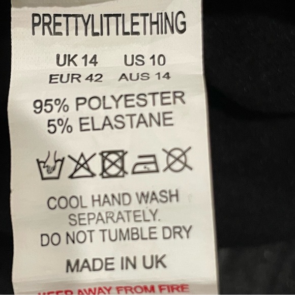 Pretty Little Thing Black Dress - Picture 5 of 5